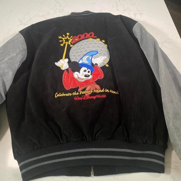 Vintage Disney World 2000  Jacket size large -‎ Sorcerer Mickey - Picture 1 of 8